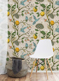 Lemon Grove Hummingbirds Peel and Stick Wallpaper - Removable Self-Adhesive for Nursery or Kitchen