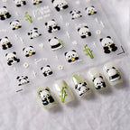 Hello Claws | Little Panda 5D Embossed Pattern Design Nail Deco Sticker