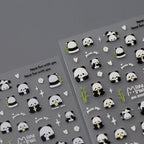 Hello Claws | Little Panda 5D Embossed Pattern Design Nail Deco Sticker