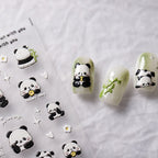 Hello Claws | Little Panda 5D Embossed Pattern Design Nail Deco Sticker