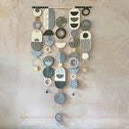 Black and Grey Wall Hanging - Dark Wall Art - Large Hanging Artwork - Hand Painted Decor - Modern Style Art - Monochrome Wall Art - Dark Art