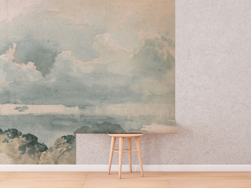 Classic Clouded Wall Mural | Sky Scene Wallpaper