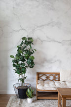 White Marble Removable Wallpaper | Stone Texture Wall Mural – Peel and Stick Wallpaper | Self Adhesive Marble Pattern Mural | Wall murals