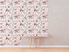 Soft Pink Abstract Roses Wallpaper | Floral Wallpaper Peel and Stick | Removable Wallpaper | Watercolor Wallpaper | Flower Wallpaper Mural