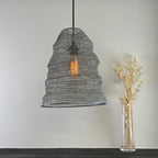 Walton Beehive Large Silver Wire Mesh Lampshade Pendant Ceiling Light