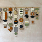 Wide Geometric Wall Art - MCM Home Decor with Modern Colours