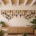 Wide Geometric Wall Art - MCM Home Decor with Modern Colours