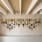 Wide Geometric Wall Art - MCM Home Decor with Modern Colours