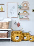 Yellow Lion Basket - Extra Large