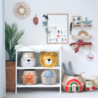 Yellow Lion Basket - Large