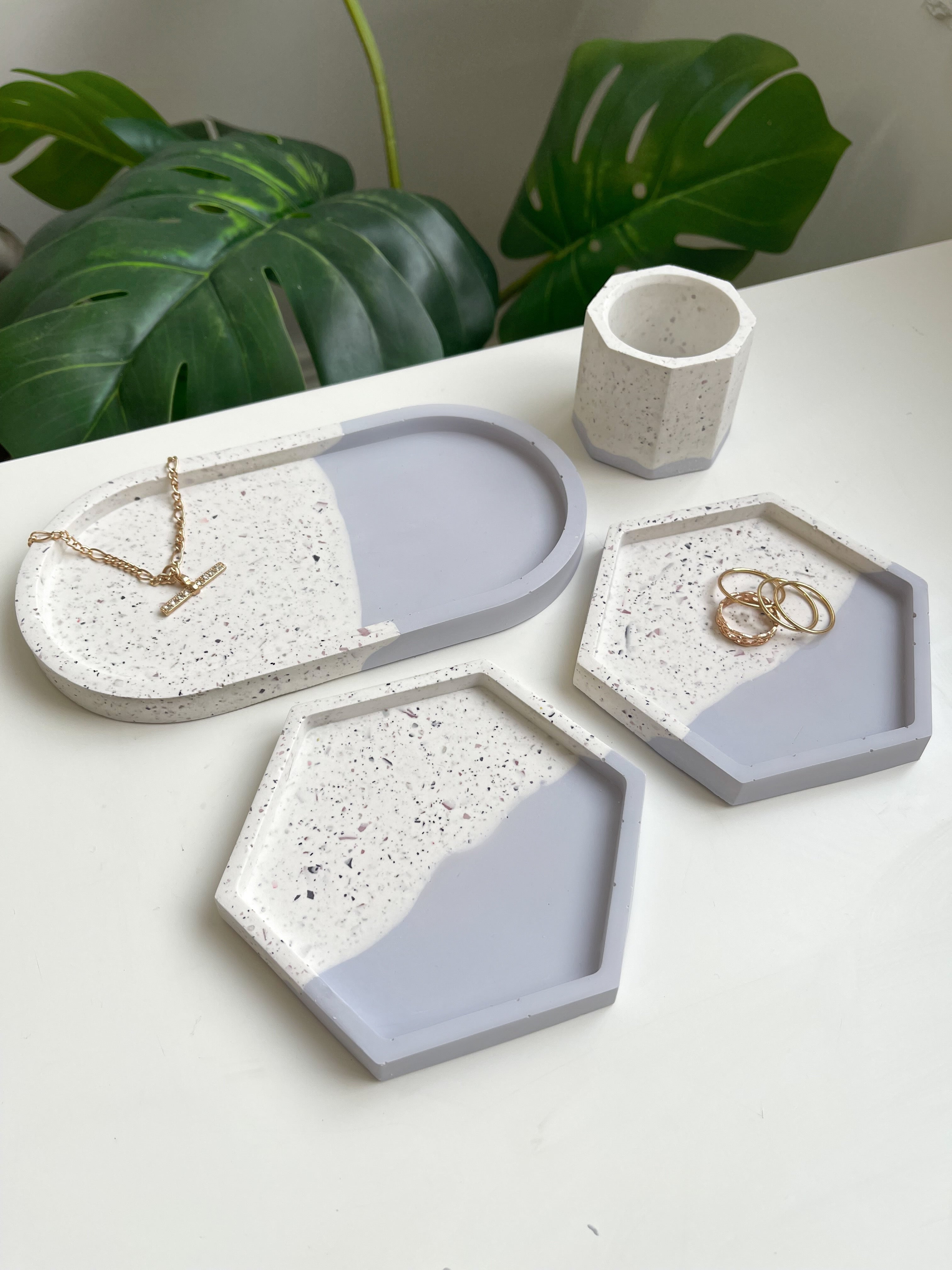 4 Piece Trinket Set - Lilac Split
