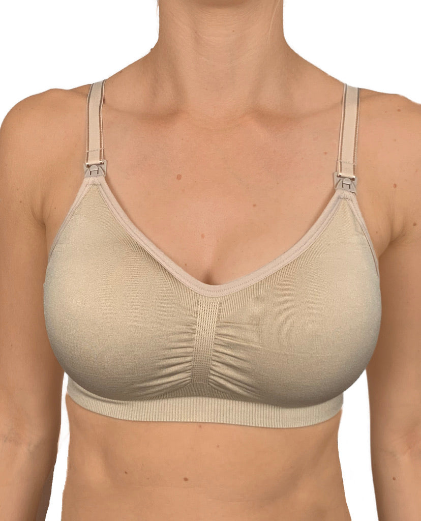 Everyday Seamfree Maternity and Nursing Bra | A to GG Cup | Black