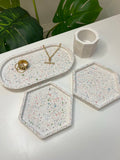 4 Piece Trinket Set - Terrazzo