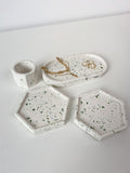 4 Piece Trinket Set - Sage Green