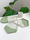 4 Piece Trinket Set - Sage Split