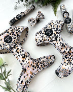 Sage Leopard Design Dog Collar