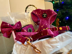 Magenta Sky Velvet Harness