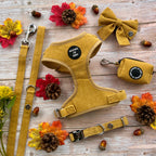 Mustard Yellow Corduroy Sailor Bow Tie