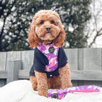 'Blush it Off' - Pink, Purple, Pastel Mint & Lemon Camo Pattern Dog Harness