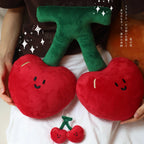 Daily White | Cherry Plush Pillow