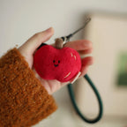 Daily White | Mini Heart Apple Toy Charm