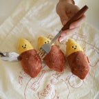 Daily White | Mini Sweet Potato Plush Charm