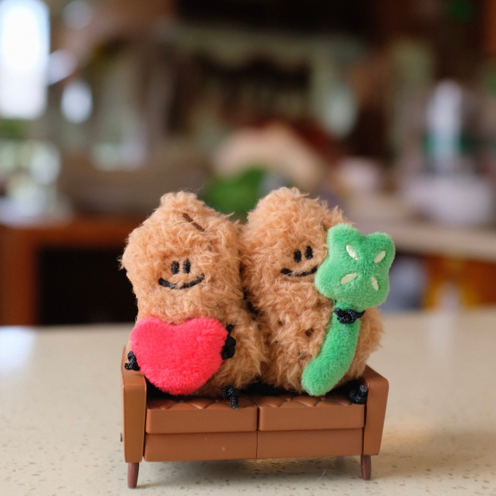Fickle Plan | Mini Peanut Keychain