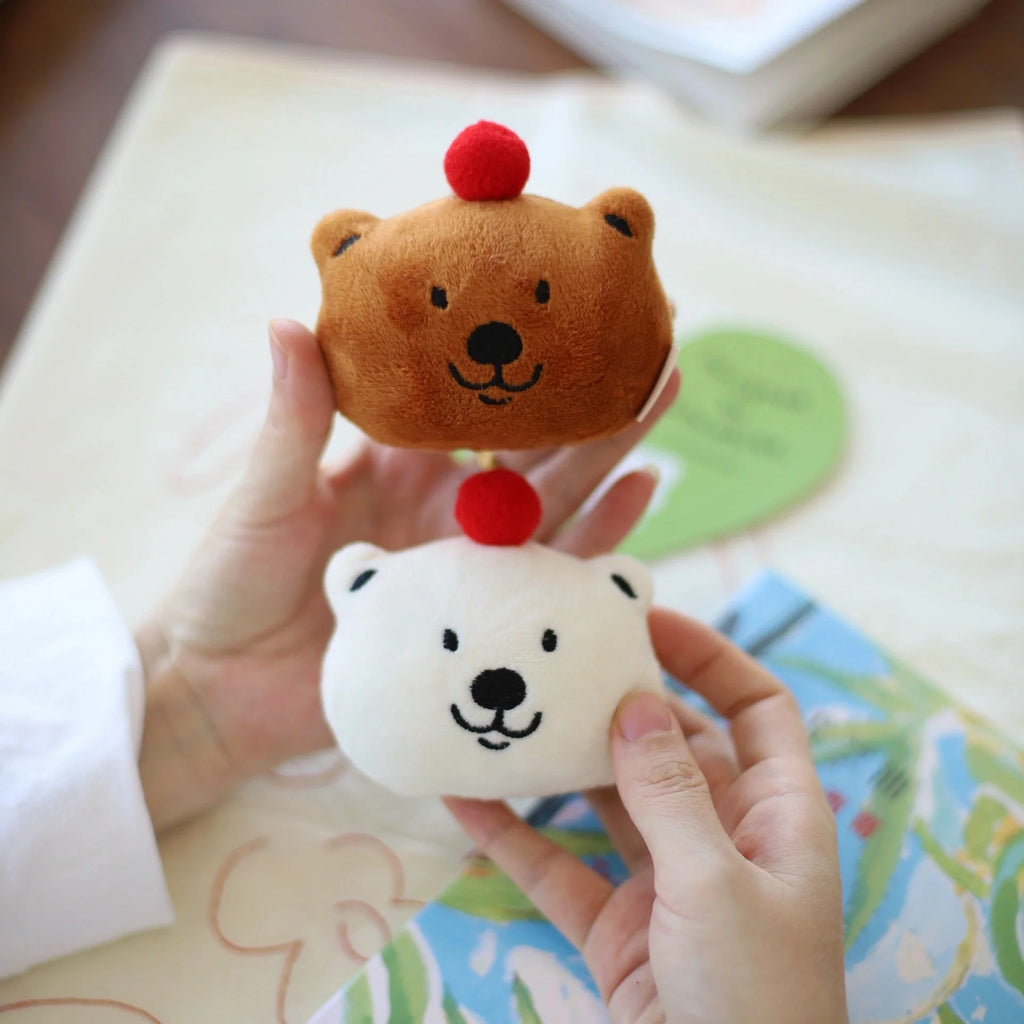 Daily White | Fluffy White Polar Bear Plush Charm