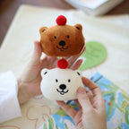 Daily White | Fluffy White Polar Bear Plush Charm
