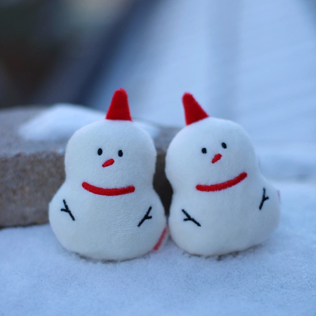 Daily White | Snowman Plush Charm