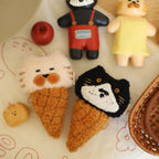 Daily White | Bellin Kitty Ice Cream Cone Plush Charm
