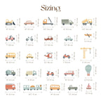 Cars and Trucks Wall Decals - Nursery Decor - Kids Room Stickers - Variety of vehicles