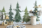 Forest Tree Wall Decal – Woodland Animals and Trees for Kids’ Rooms & Nurseries