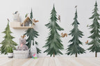 Forest Tree Wall Decal – Woodland Animals and Trees for Kids’ Rooms & Nurseries