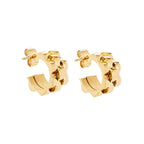 Baby Watch Strap Gold Hoops