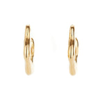 Gold Lava Hoops