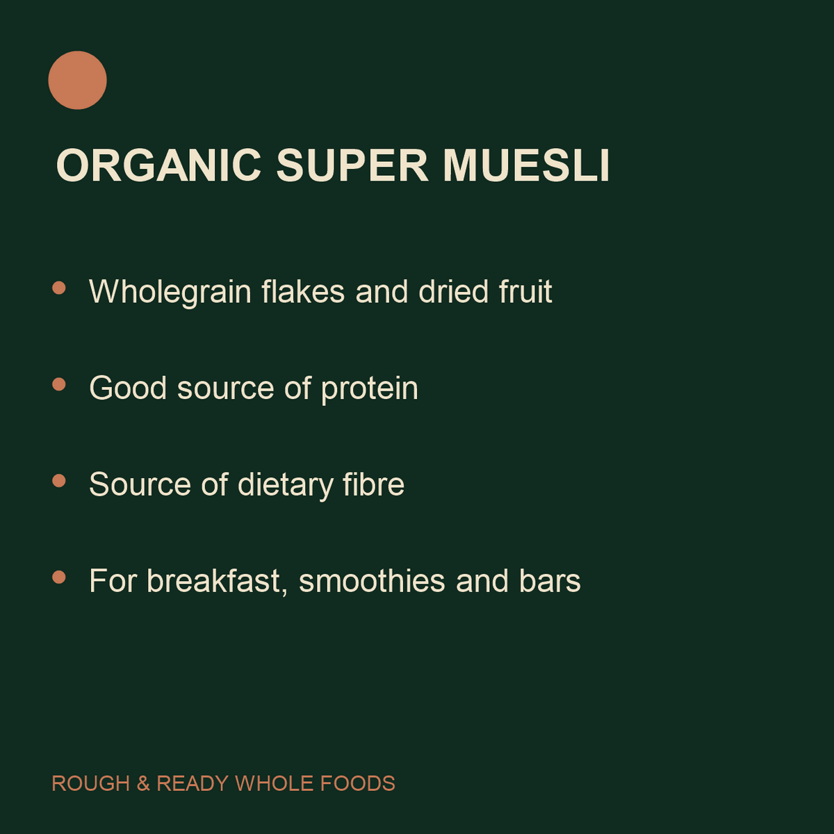 Infinity Foods Bulk Organic Super Muesli
