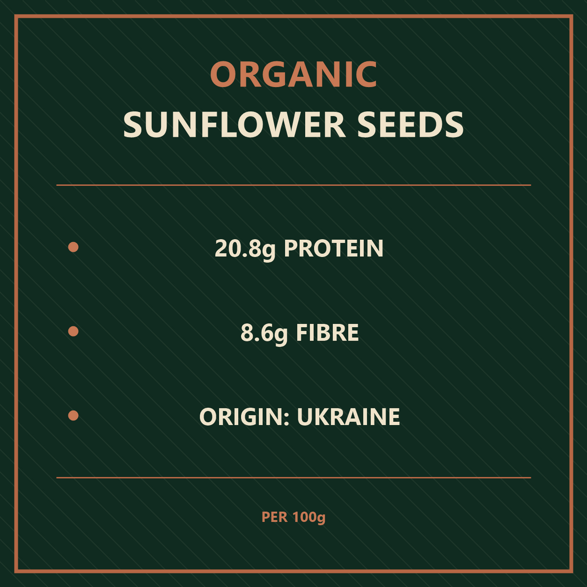 Infinity Foods Bulk Organic Sunflower Seeds