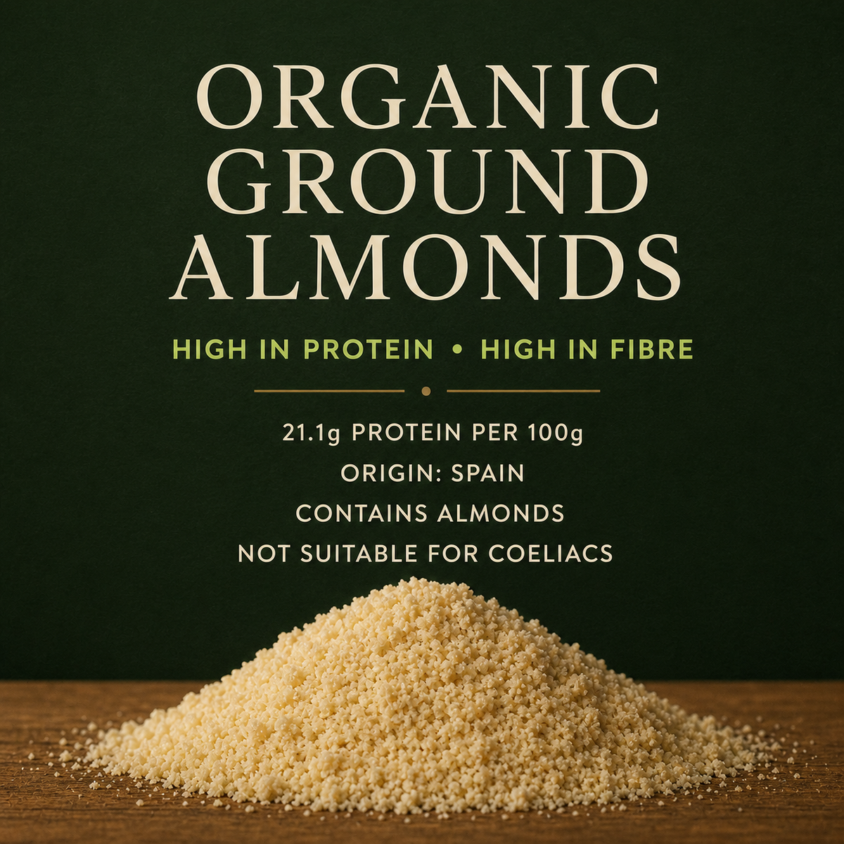 Infinity Foods Bulk Organic Ground Almonds
