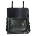 Handmade Leather Satchel - Ivy Green