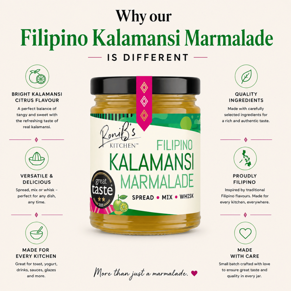 Filipino Kalamansi Marmalade with Don Papa Rum | 2-Star Great Taste Award Winner | 190ml