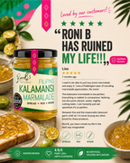 Filipino Kalamansi Marmalade with Don Papa Rum | 2-Star Great Taste Award Winner | 190ml