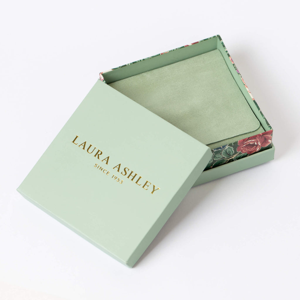 Laura Ashley Silver Thornage Flowers Station Bracelet