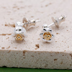 Lily Of The Valley Silver & Gold Vermeil Drop Earrings