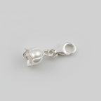Lily Of The Valley Flower Silver Charm