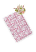 Lily's Pink Bamboo Lattice Tablecloth