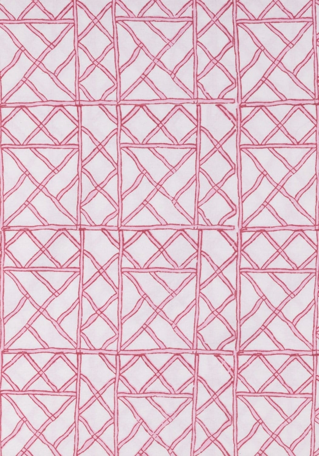 Lily's Pink Bamboo Lattice Tablecloth