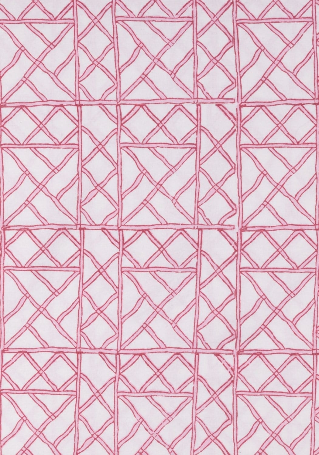 Lily's Pink Bamboo Lattice Tablecloth
