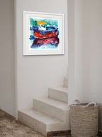 Little Red Boat - Giclée Watercolour Print