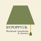 Olive Linen Lampshade | Extra Tall Cone Light Shade | Bespoke Handmade UK